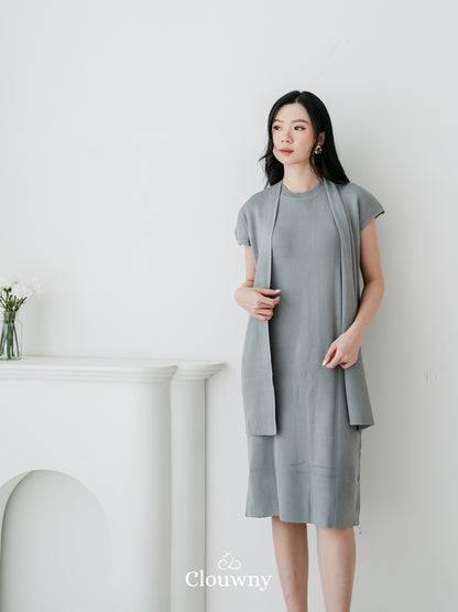 Noona Dress Knitt - Grey