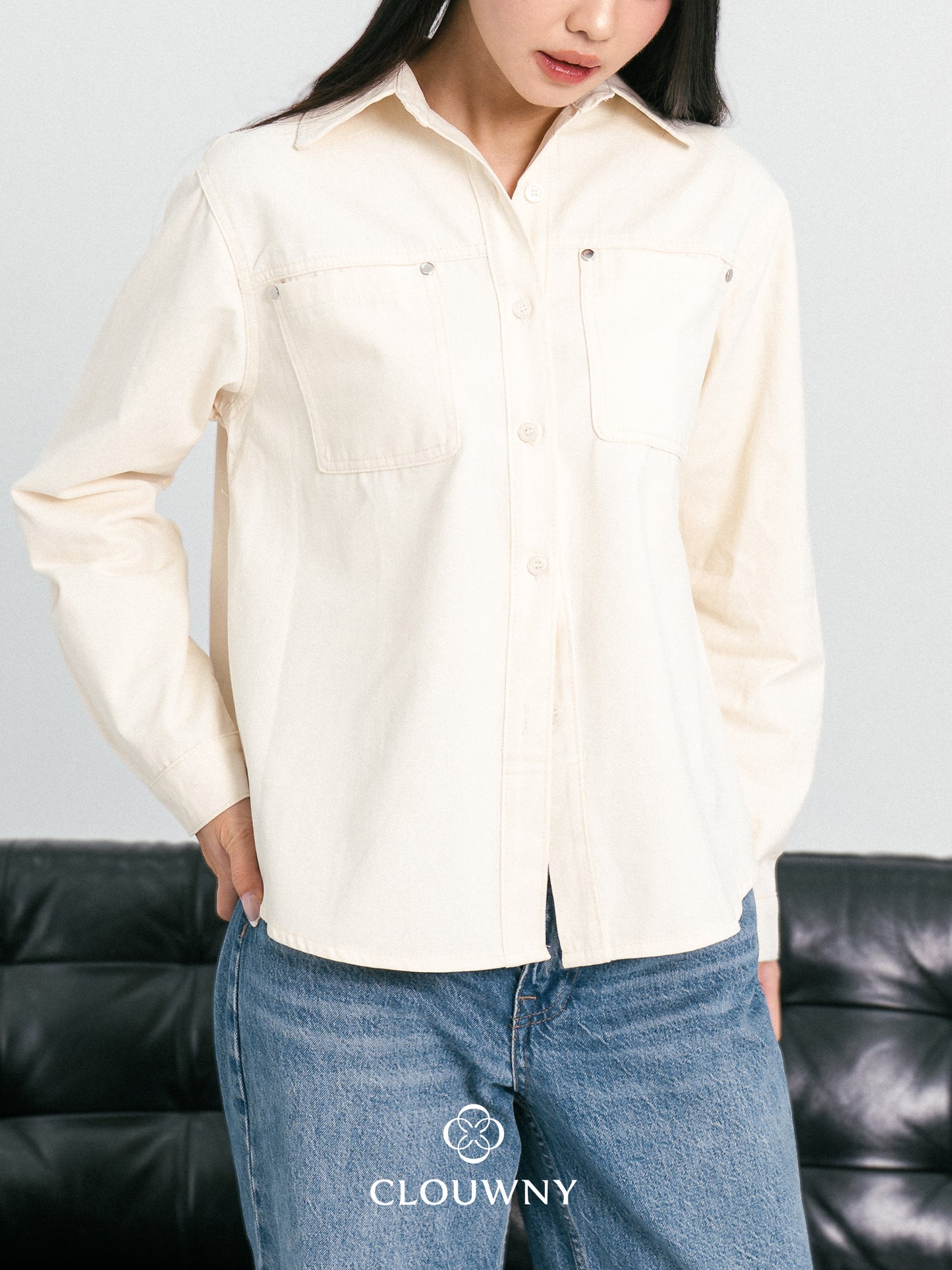 Duches Pocket Shirt - Cream