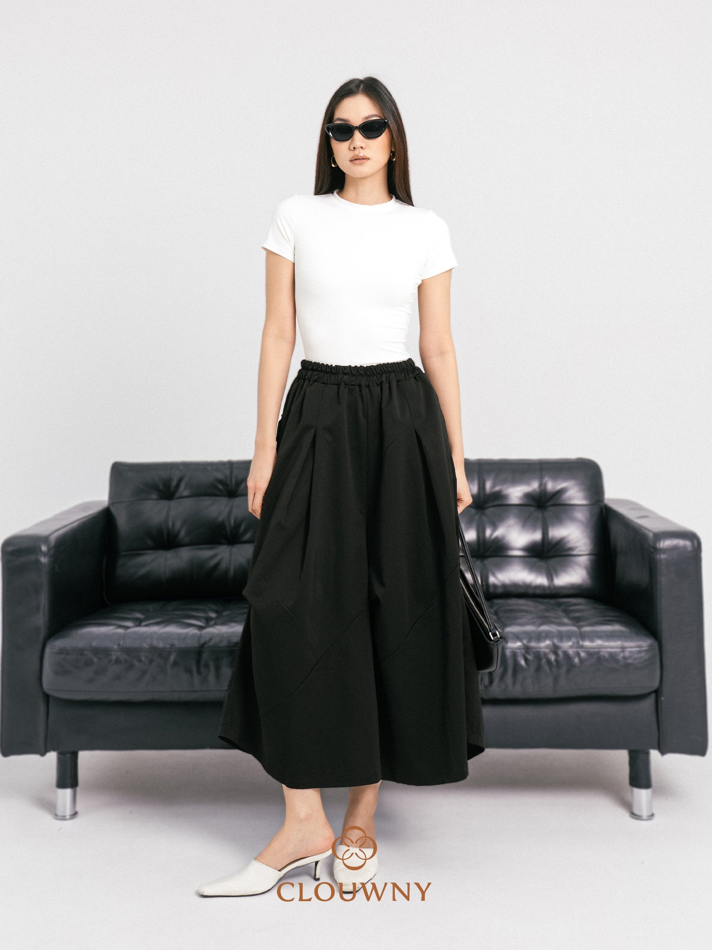 Wolka Pocket Cullotes Pants - Black