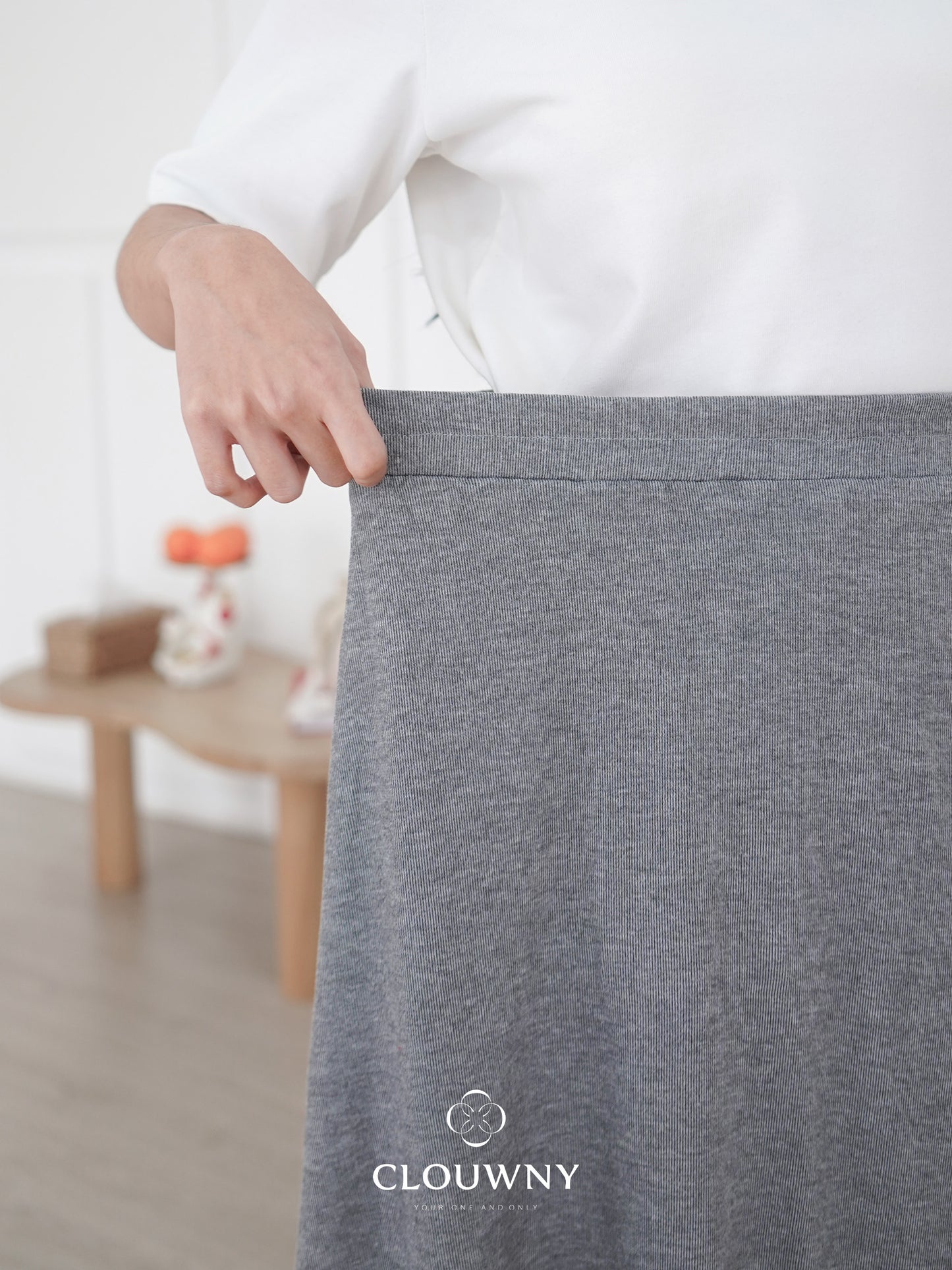 Jona Midi Skirt - Grey