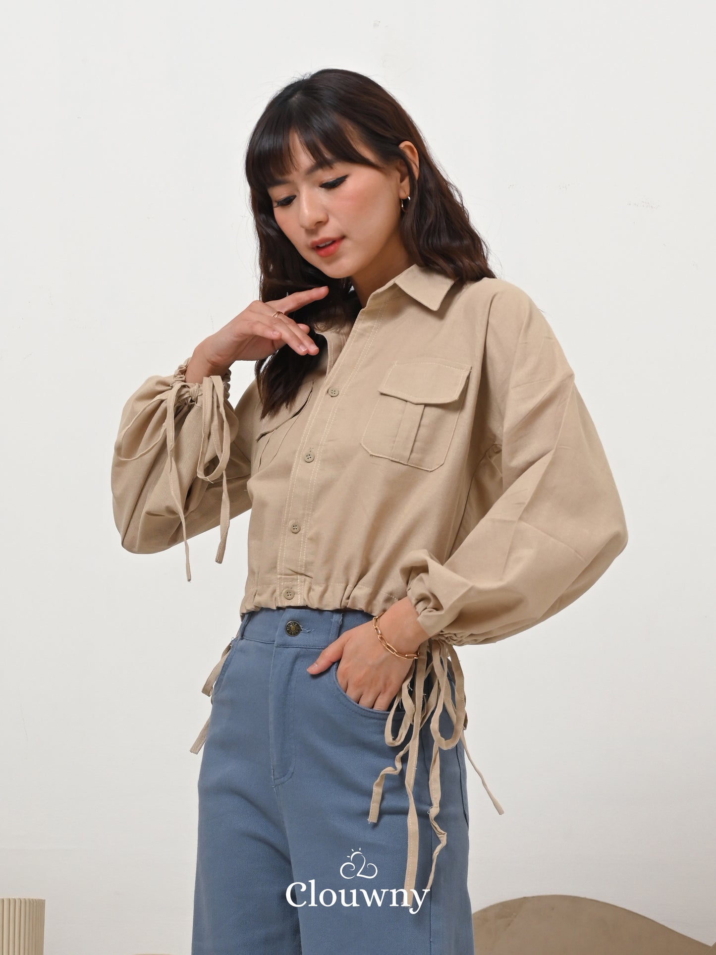 Neva Longsleeve Shirt - Cream