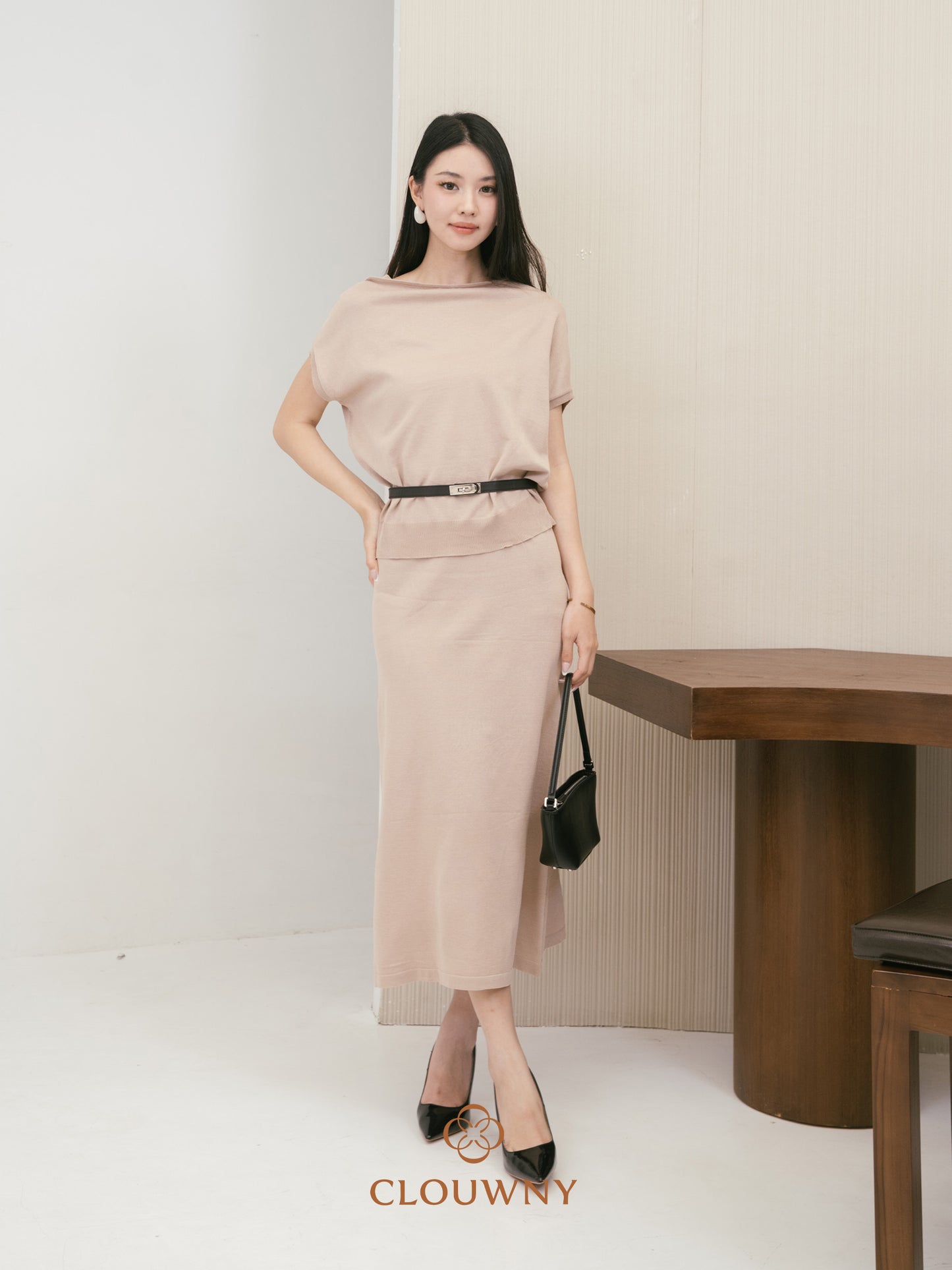 Jerica Loose Knit Set - Khaki