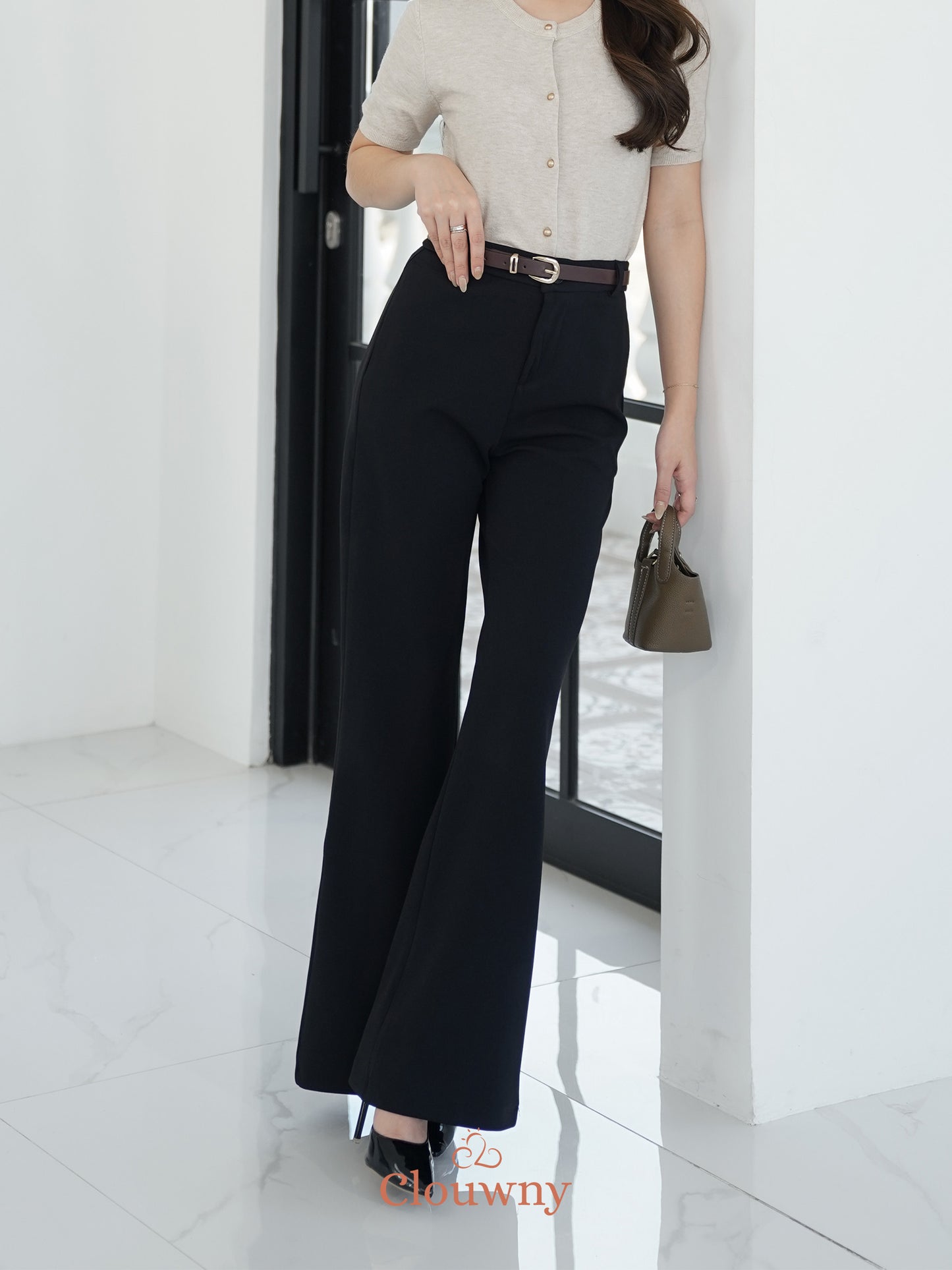 Kino Cutbray Pants - Black