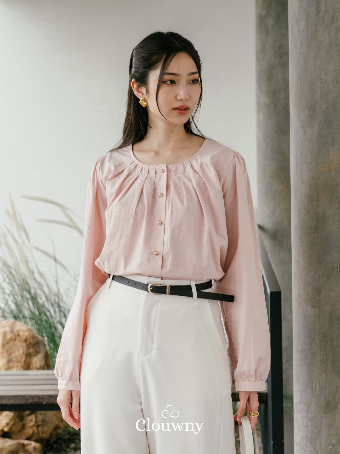 Mine Cotton Blouse - Pink