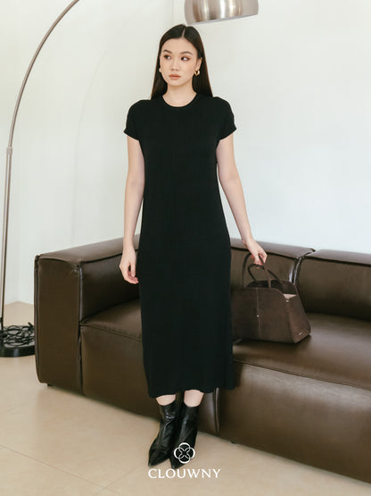 Dune Knit Dress - Black