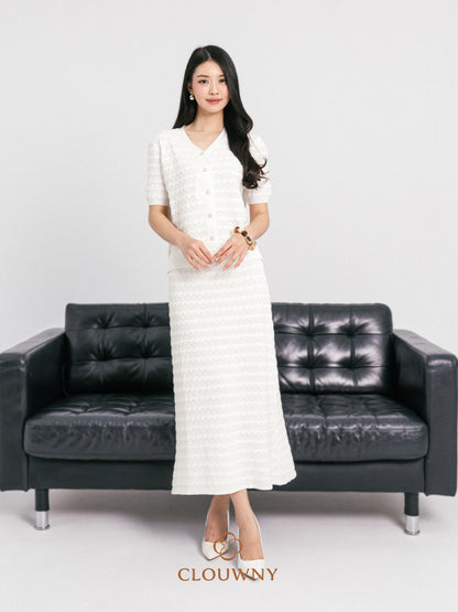 Silvana Wave Set - White