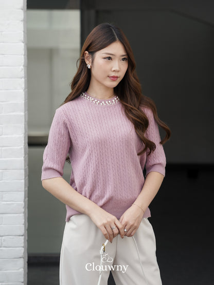 Gina Pearl Top - Purple