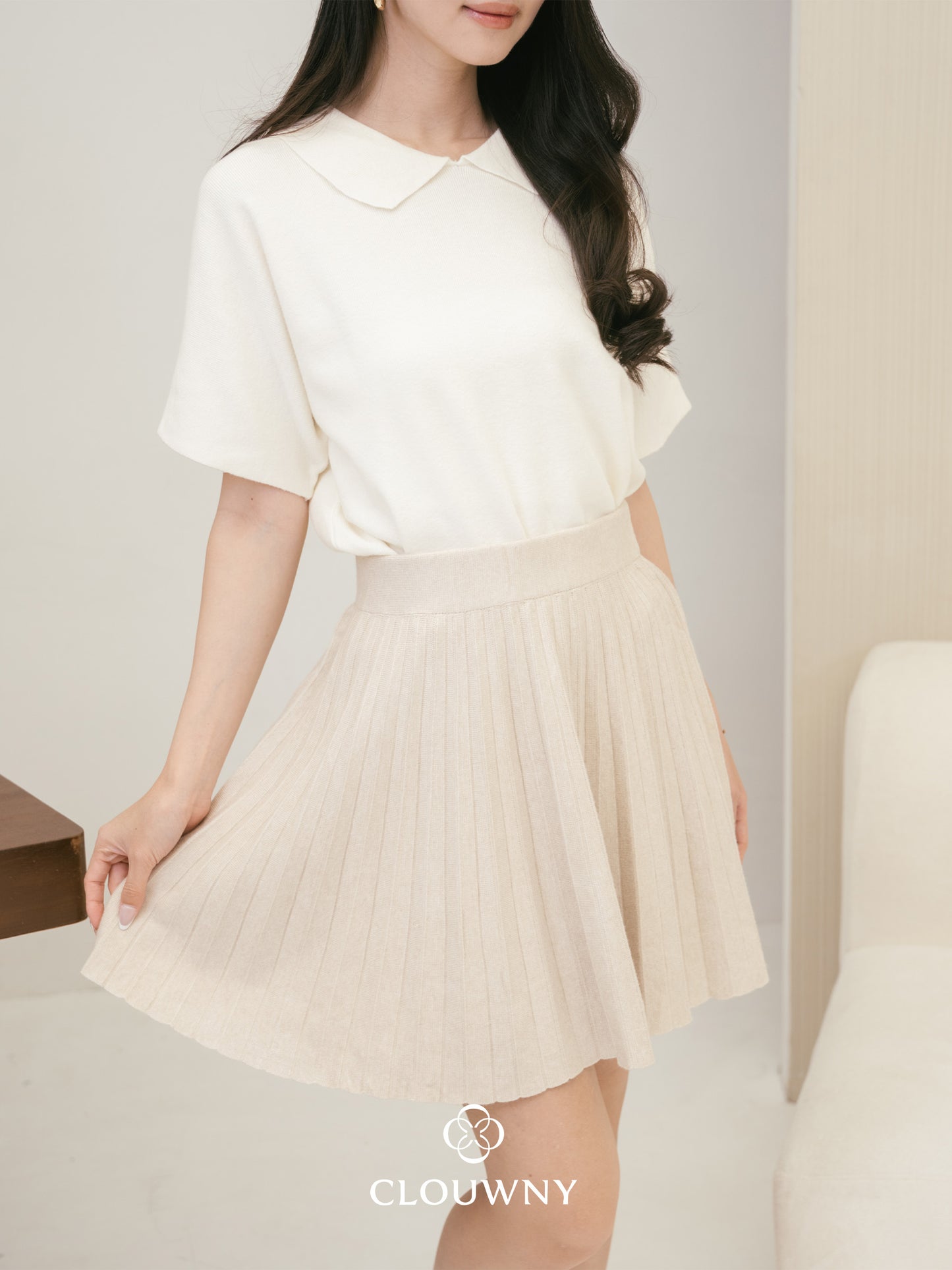 Diva Knit Skirt - Khaki