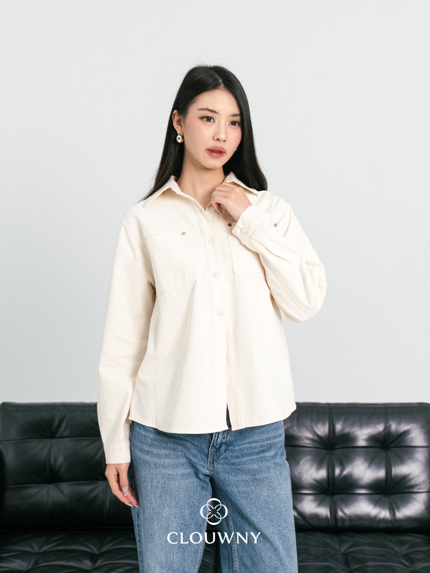 Duches Pocket Shirt - Cream