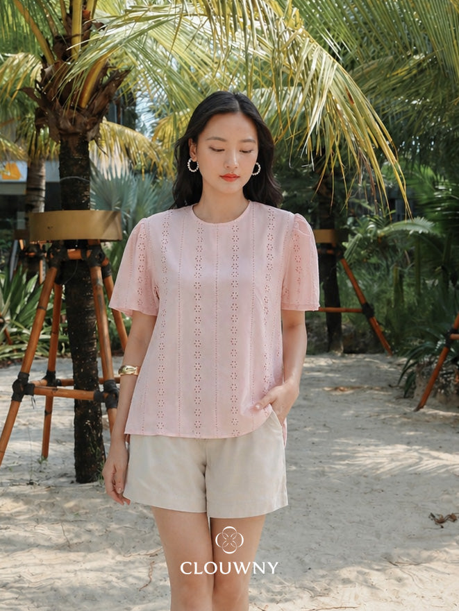 Salma Loose Blouse - Pink