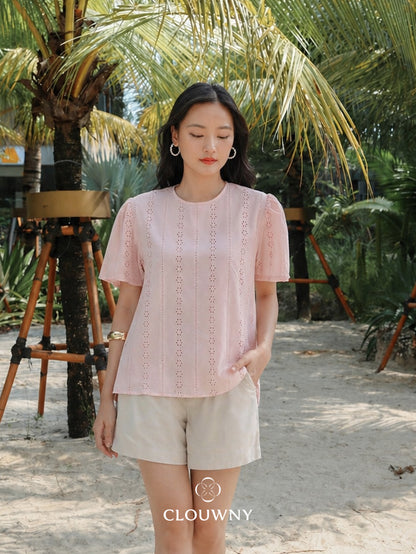 Salma Loose Blouse - Pink