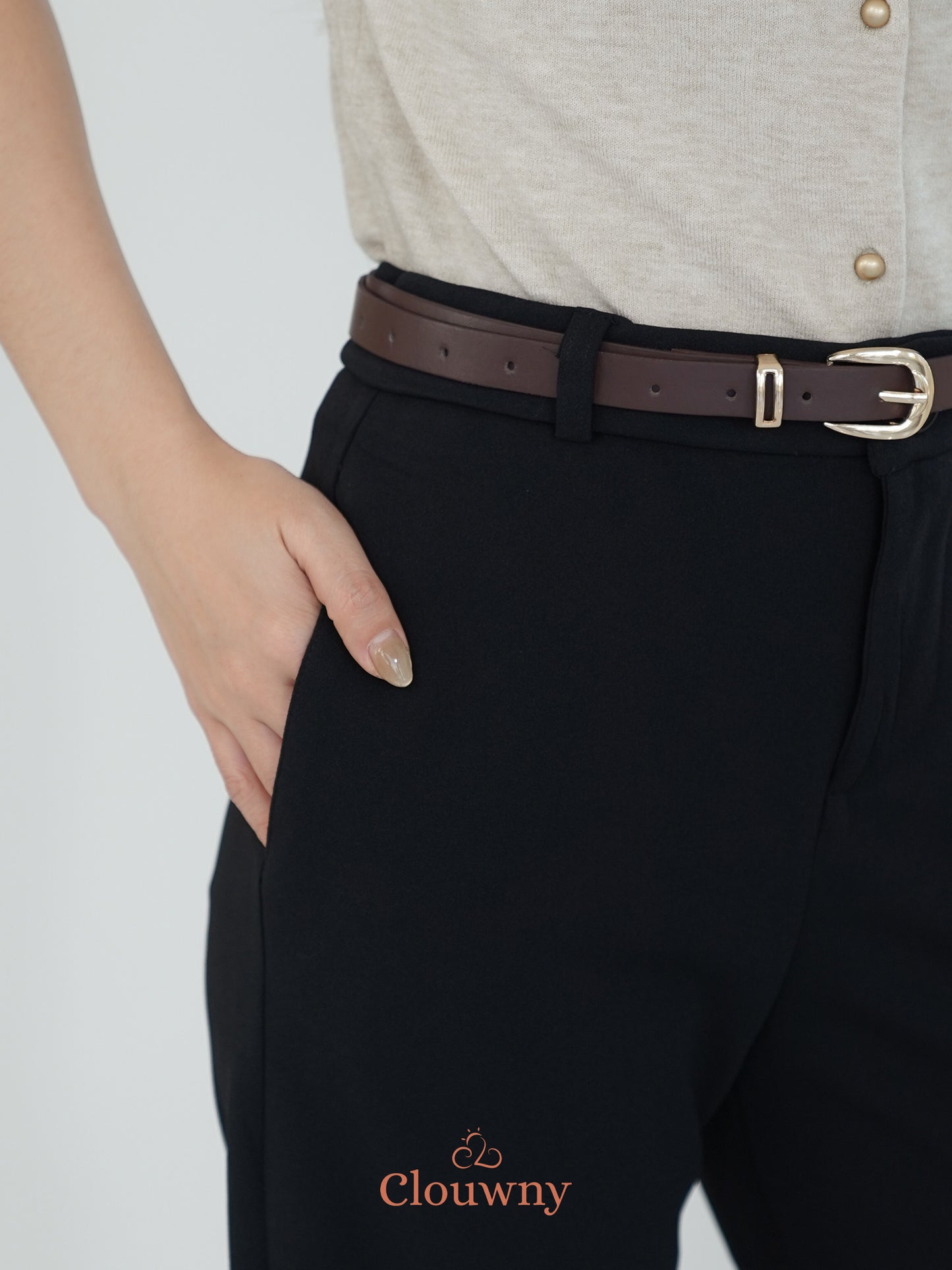 Kino Cutbray Pants - Black