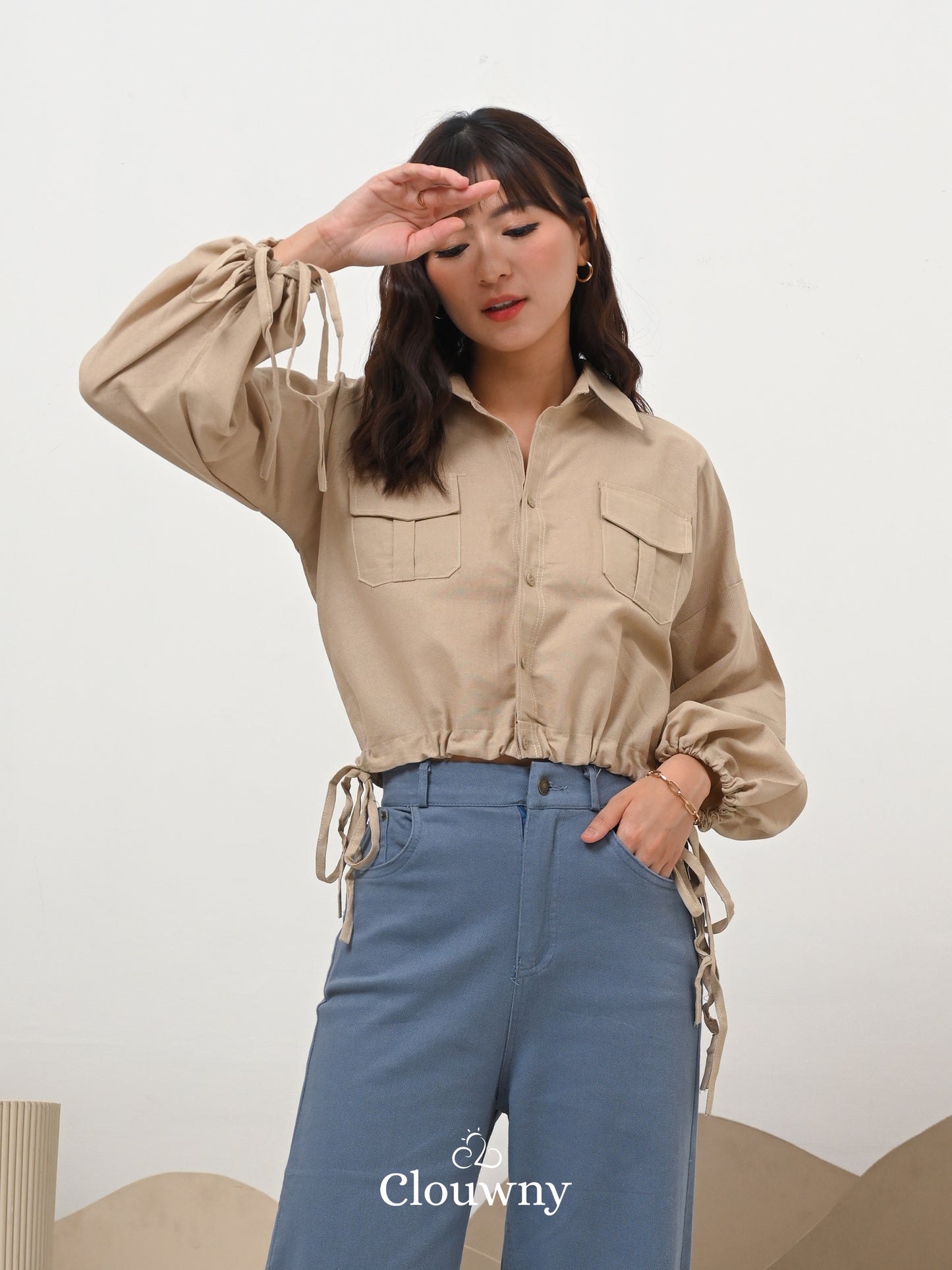 Neva Longsleeve Shirt - Cream