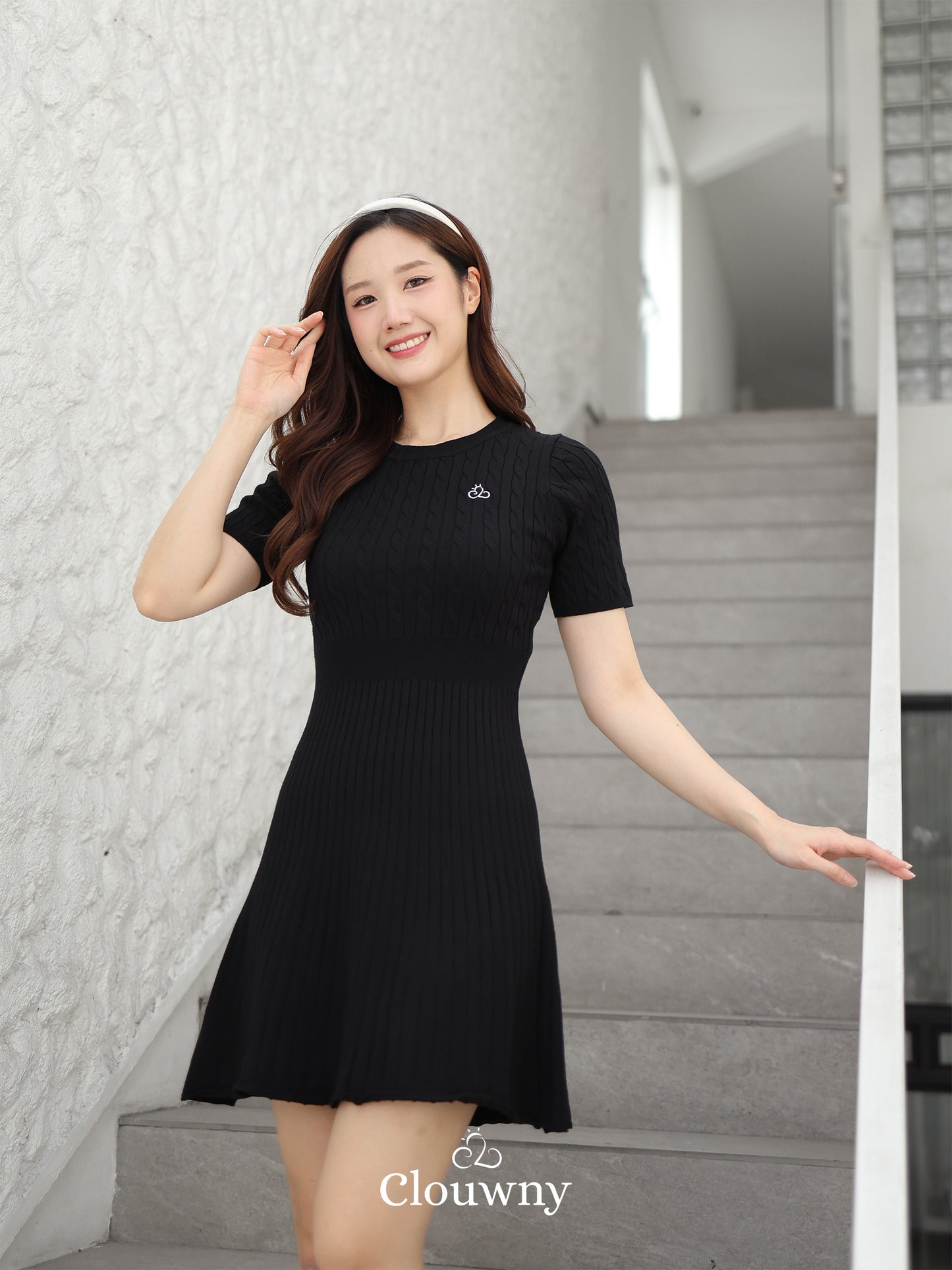 Kansa Knit Dress - Black