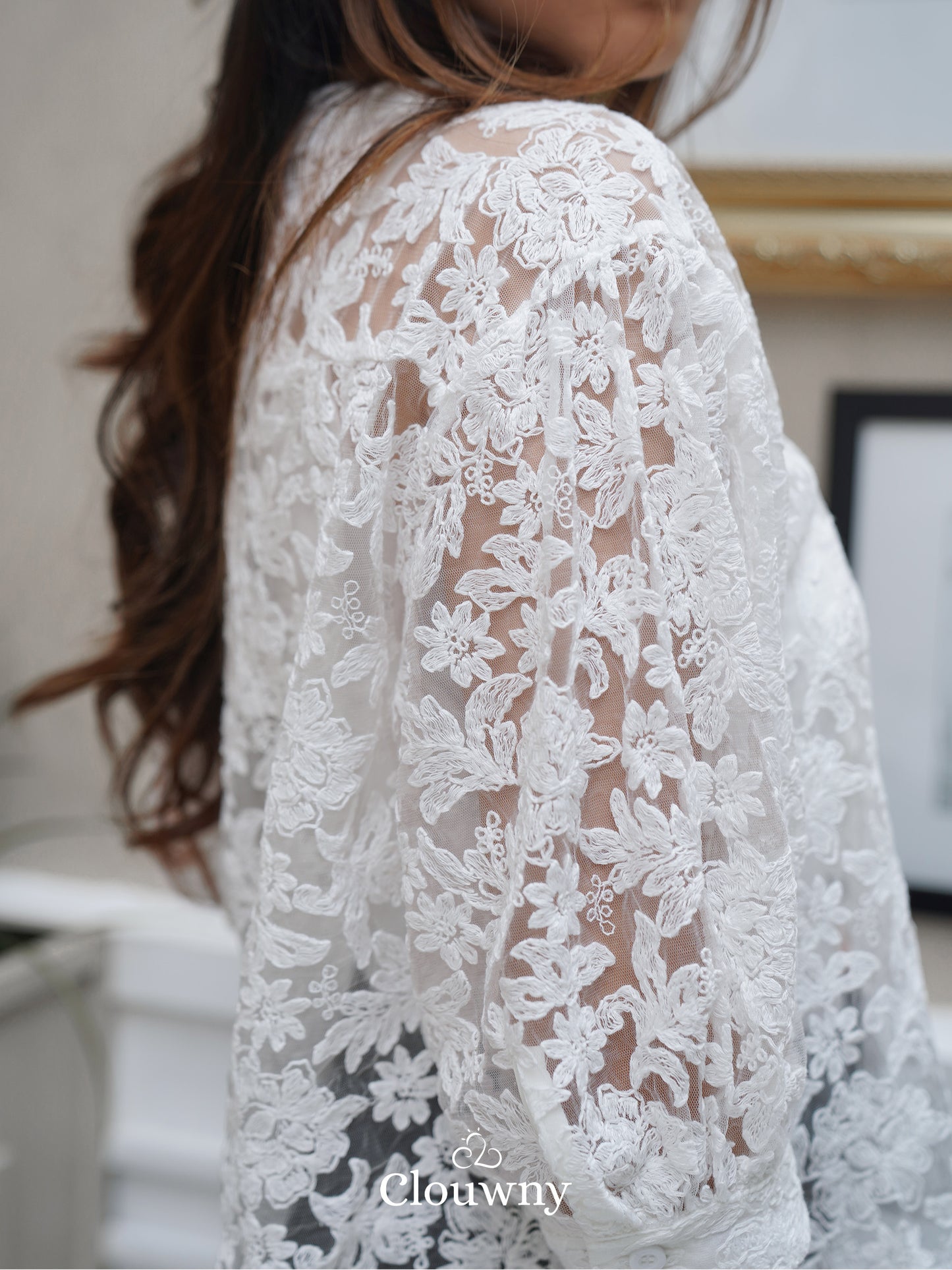 Ganes Lace Blouse - White