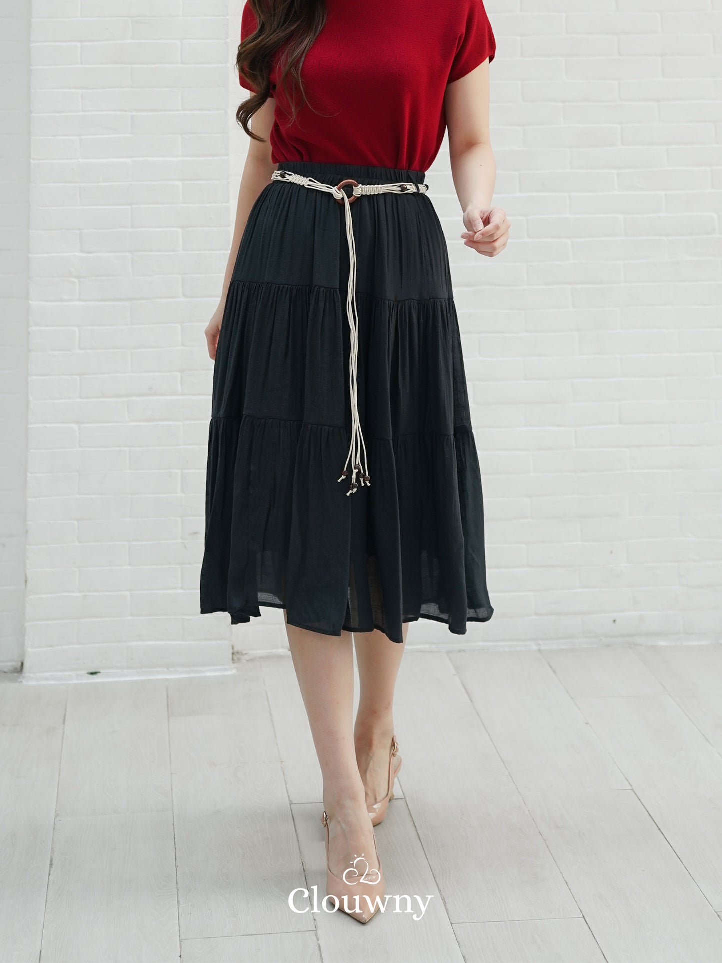 Kila Flare Skirt - Black