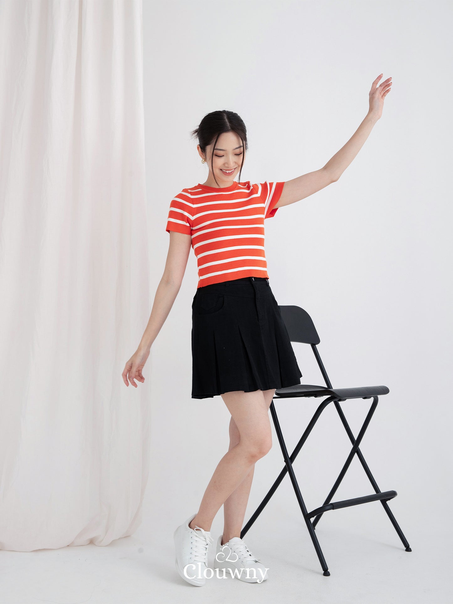 Medley Stripes Top - Orange