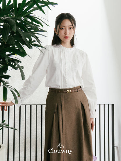 Reena Lace Blouse - White