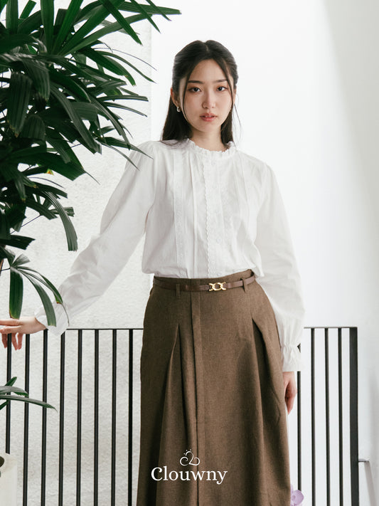 Reena Lace Blouse - White