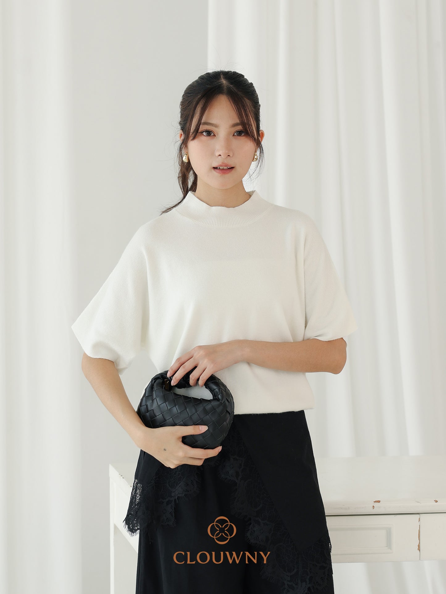 Castle Knit Top - White