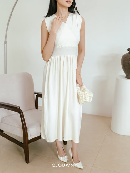 East Rubber Dress - Broken White