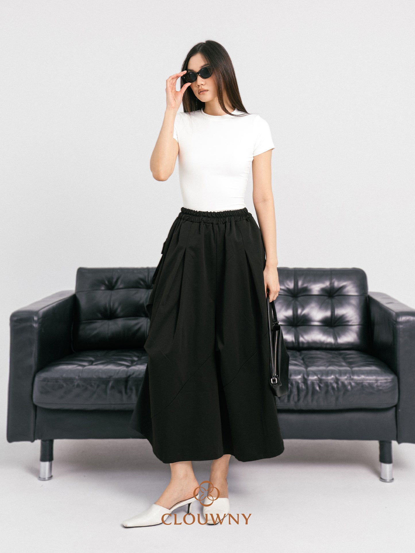 Wolka Pocket Cullotes Pants - Black