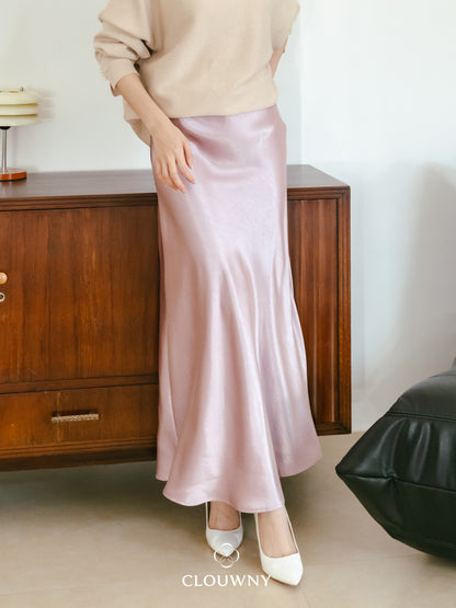 Briela Long Skirt - Rosegold