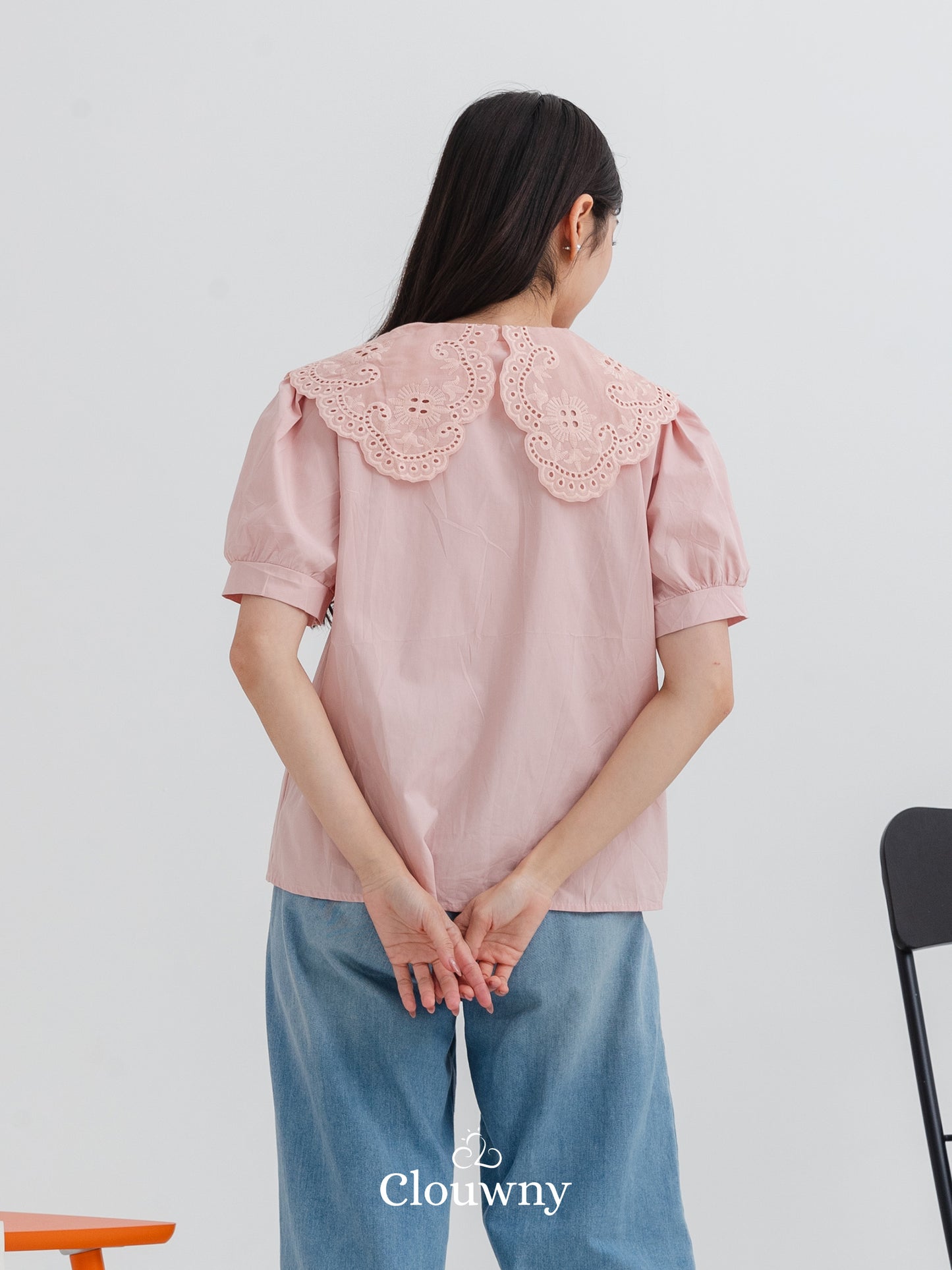 Kaito Lace Blouse - Pink