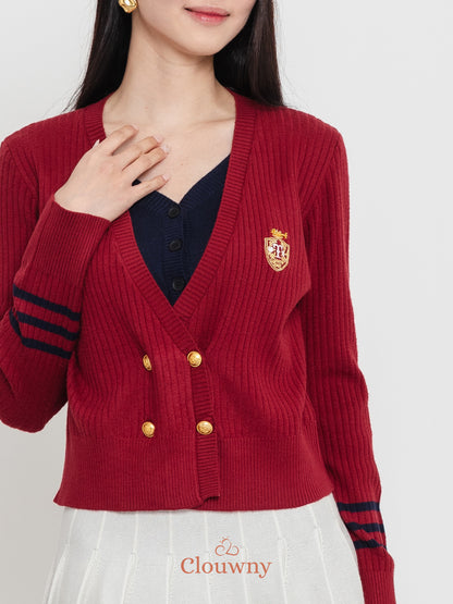 Nalami Knit Top - Maroon