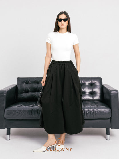 Wolka Pocket Cullotes Pants - Black