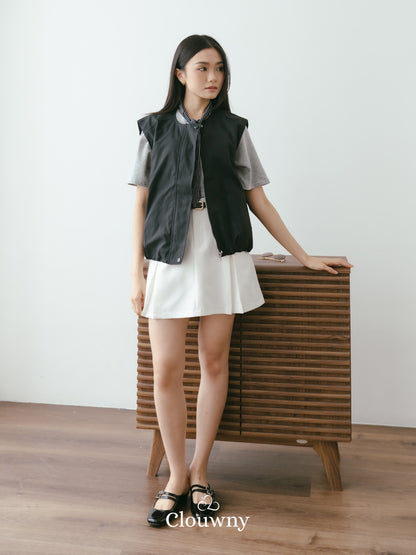 Sander Button Vest - Black