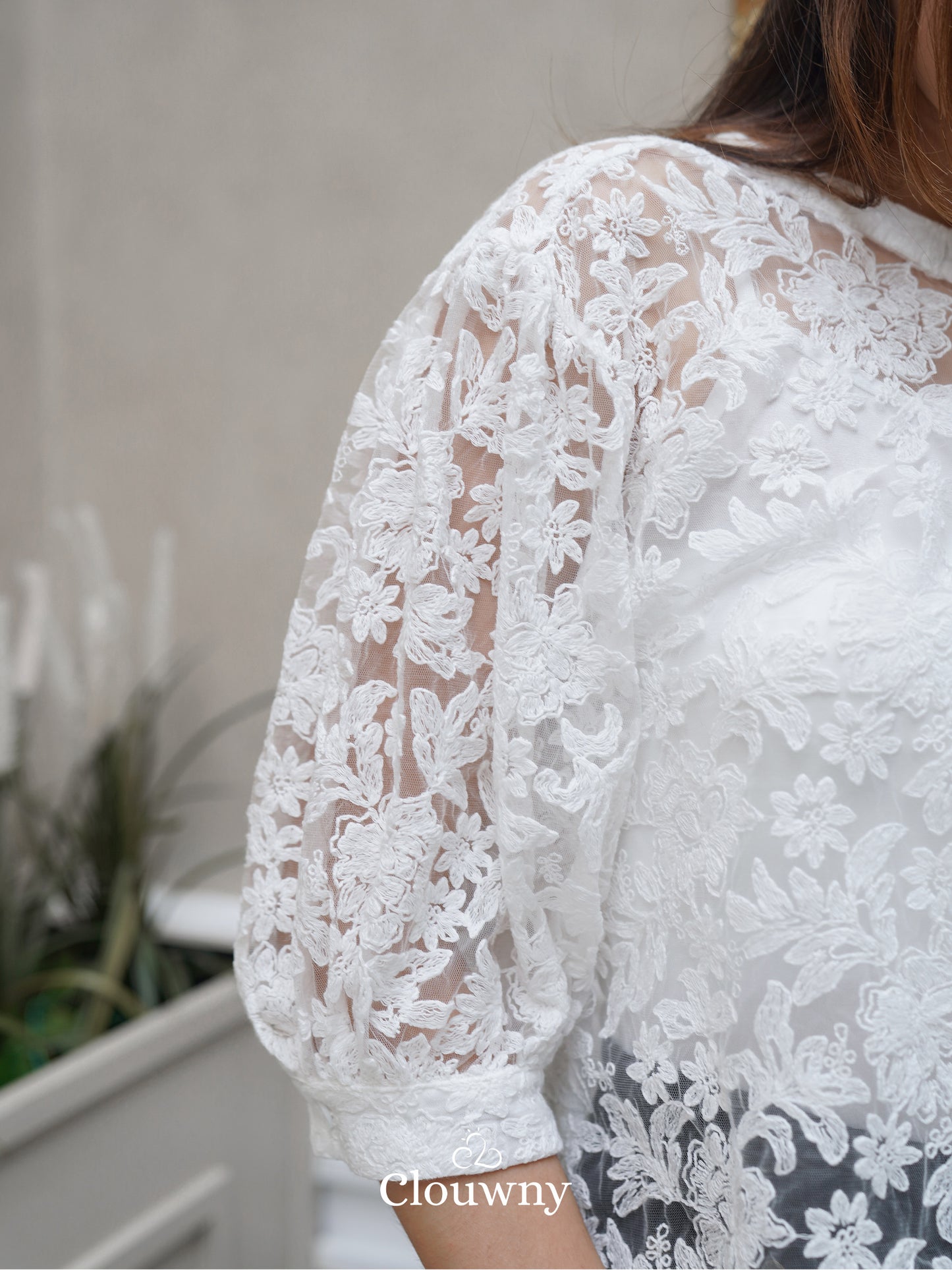 Ganes Lace Blouse - White