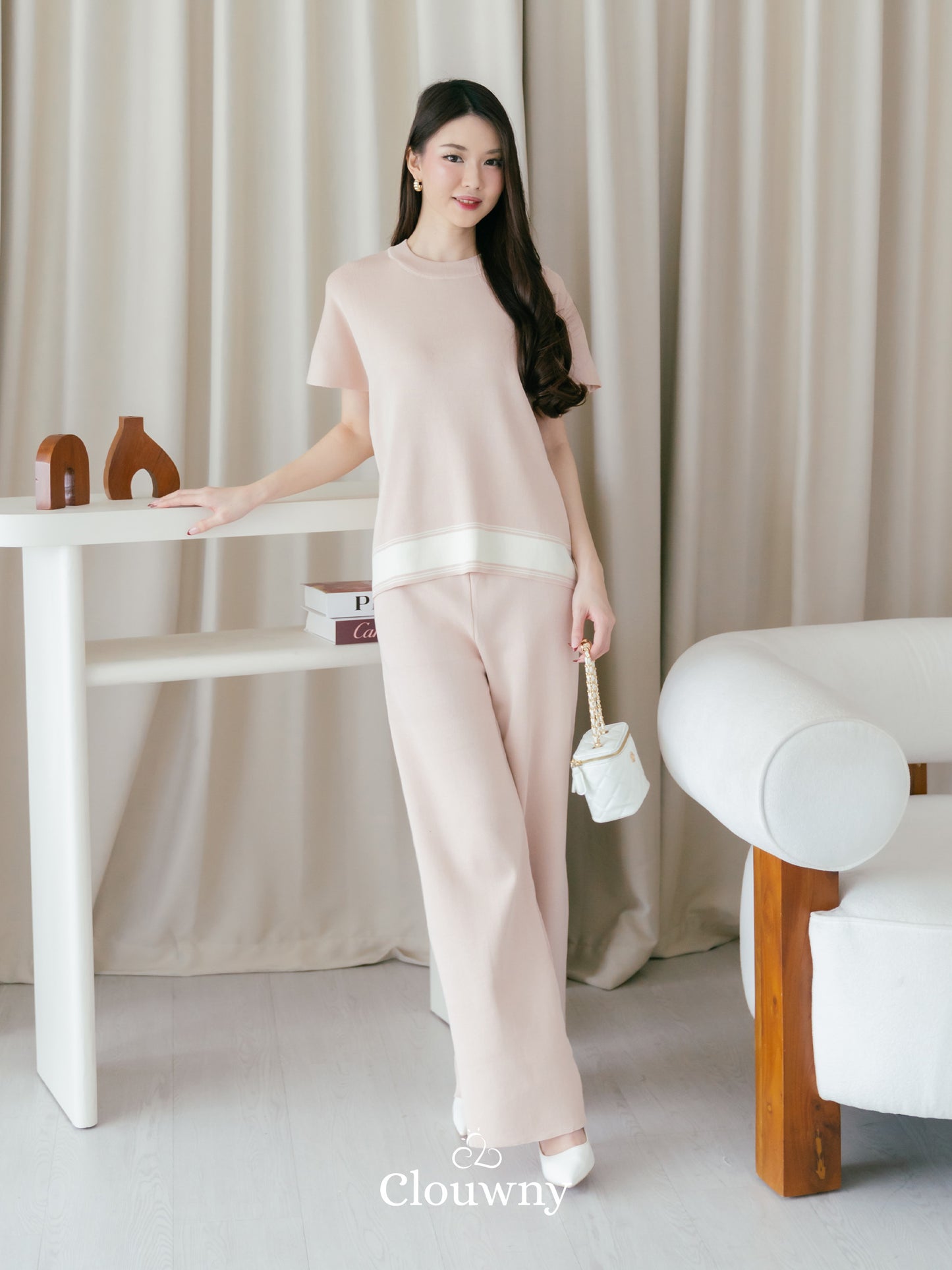 Mile Knit Set - Soft Pink