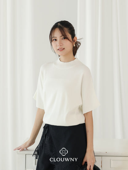 Castle Knit Top - White