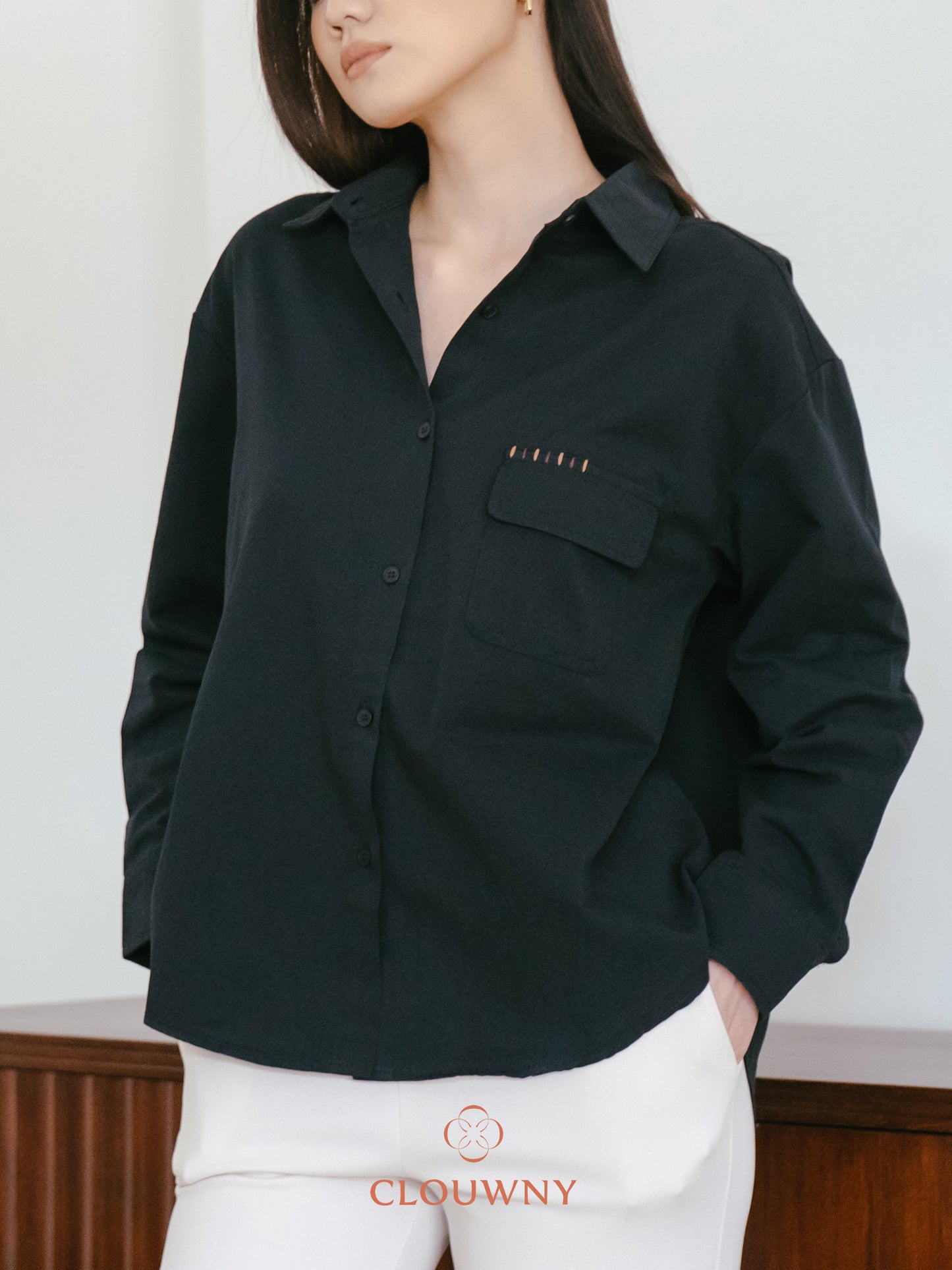 Travis Pocket Shirt - Black