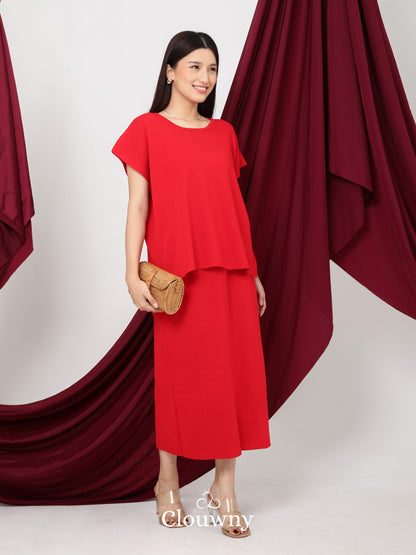 Woori Knit Set - Red