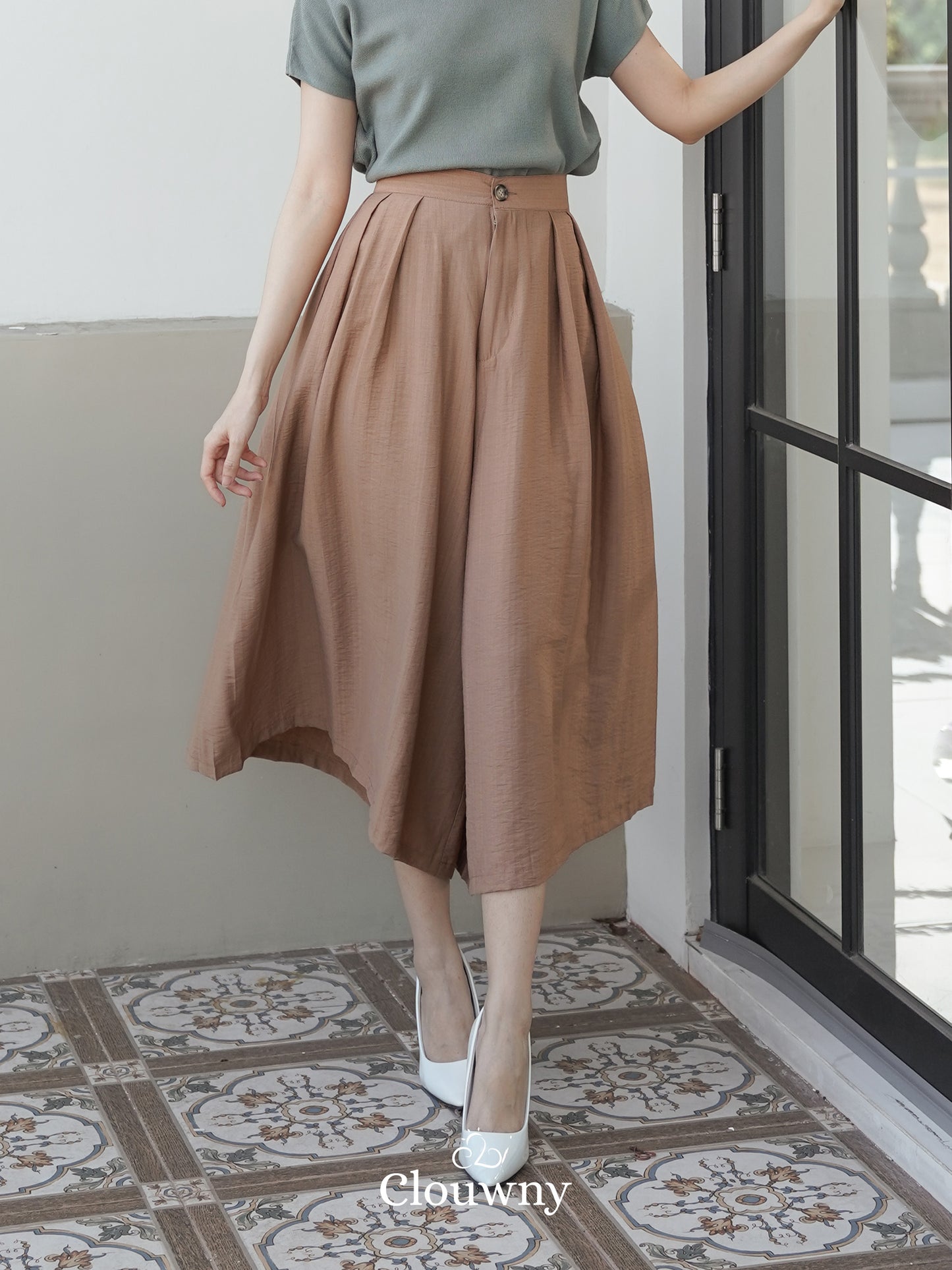 Jenna Cullote Pants - Cappucino