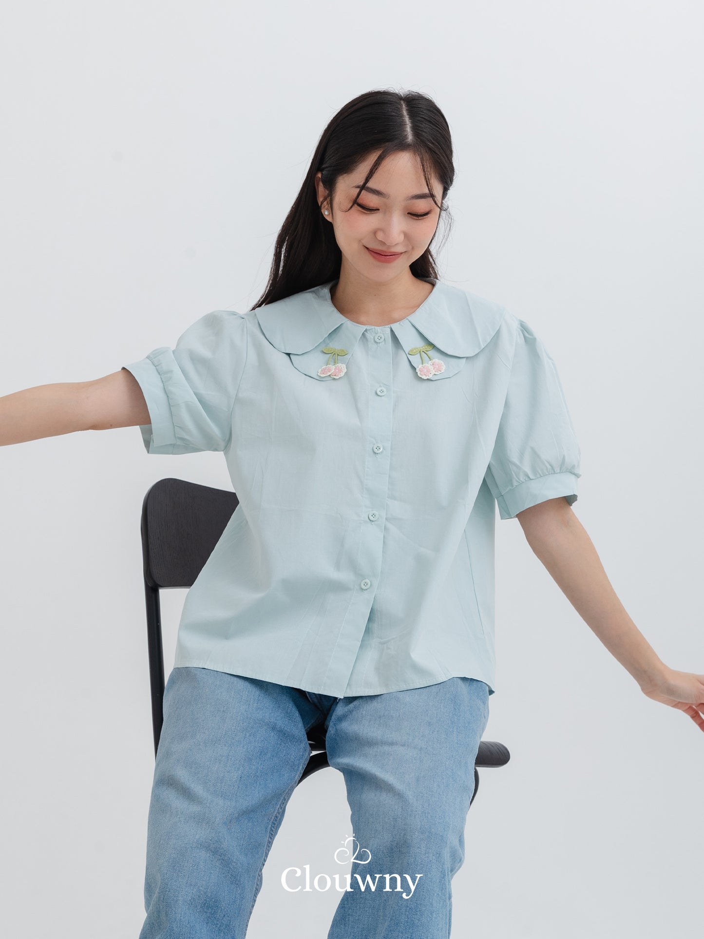 Kirei Collar Blouse - Mint