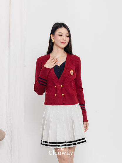 Nalami Knit Top - Maroon