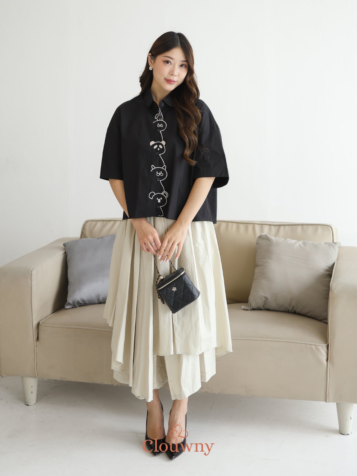 Racita Layer Pants - Khaki