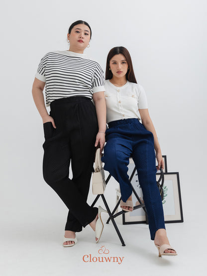 Ollie Pencil Pants - Navy