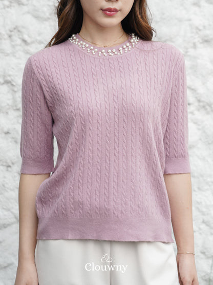 Gina Pearl Top - Purple