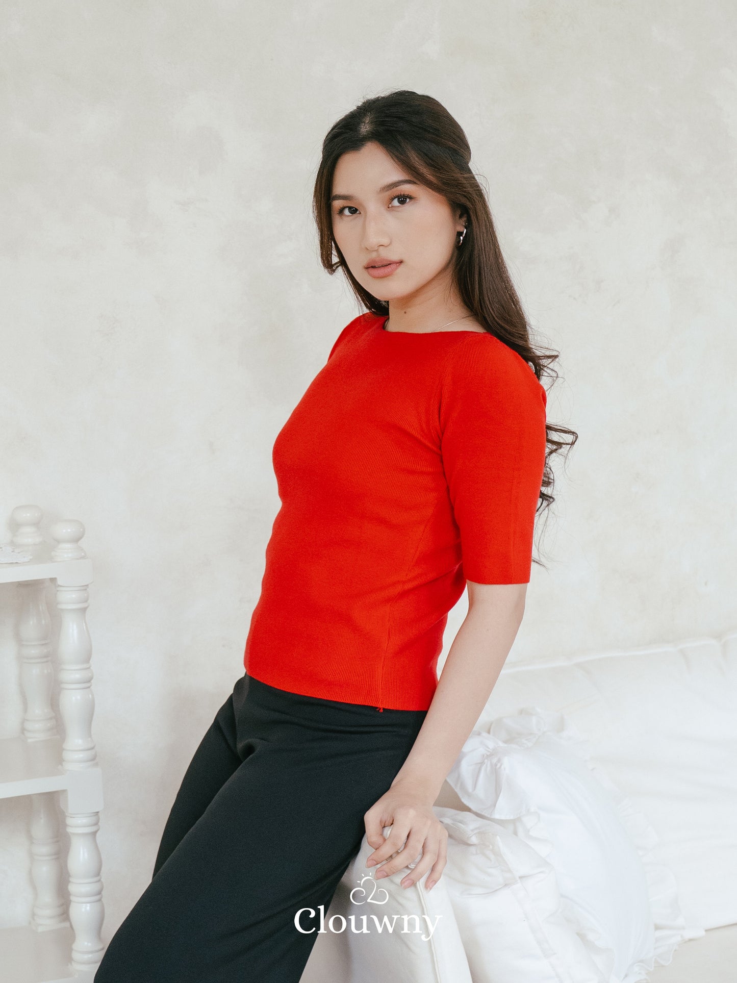 Remy Knit Top - Red