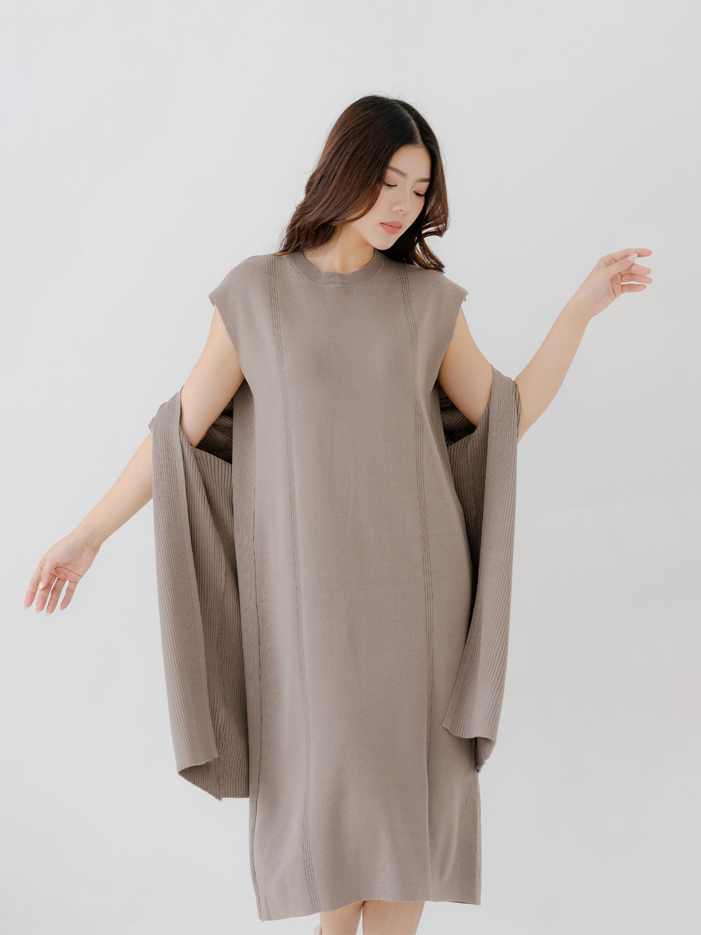 Noona Dress Knitt - Beige