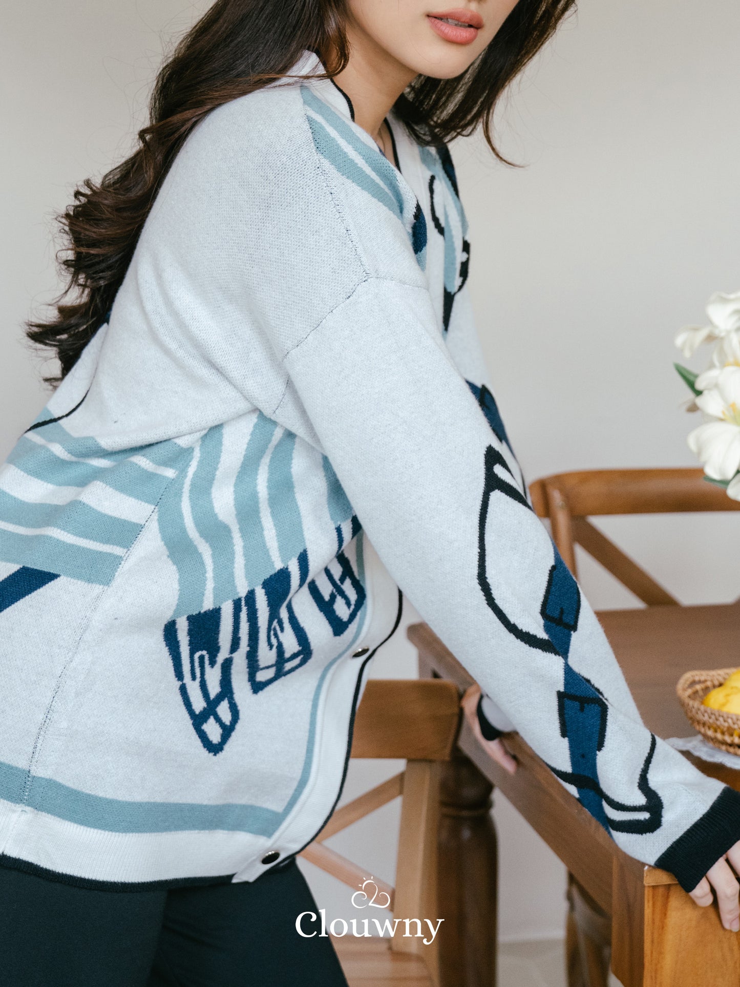 Piere Knit Cardigan - White