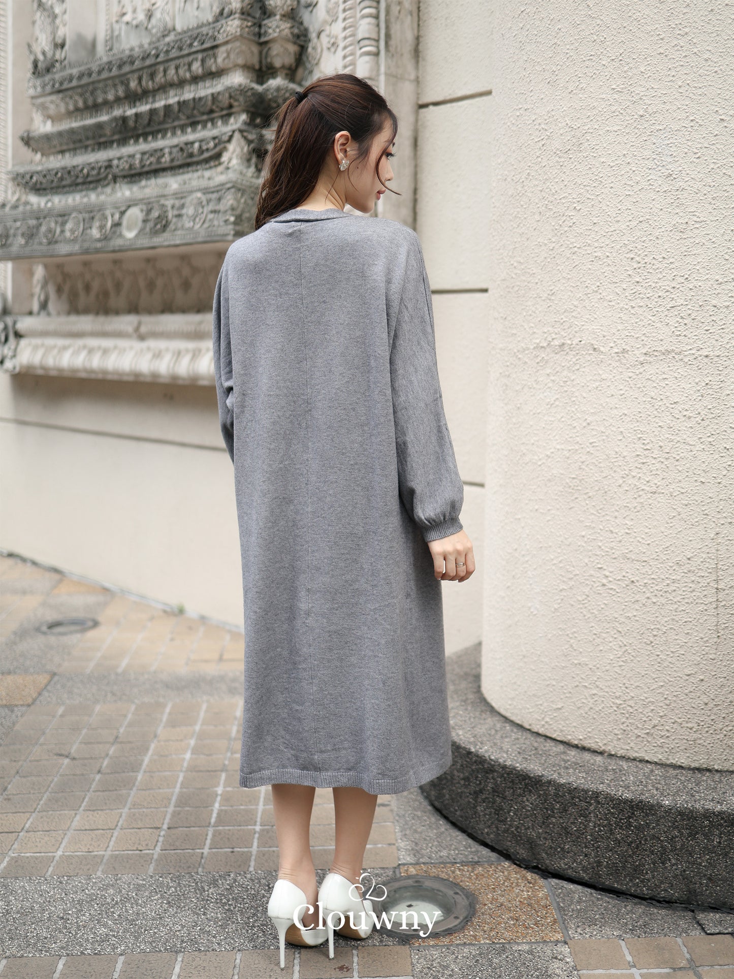 Tatiana Knit Outer - Grey