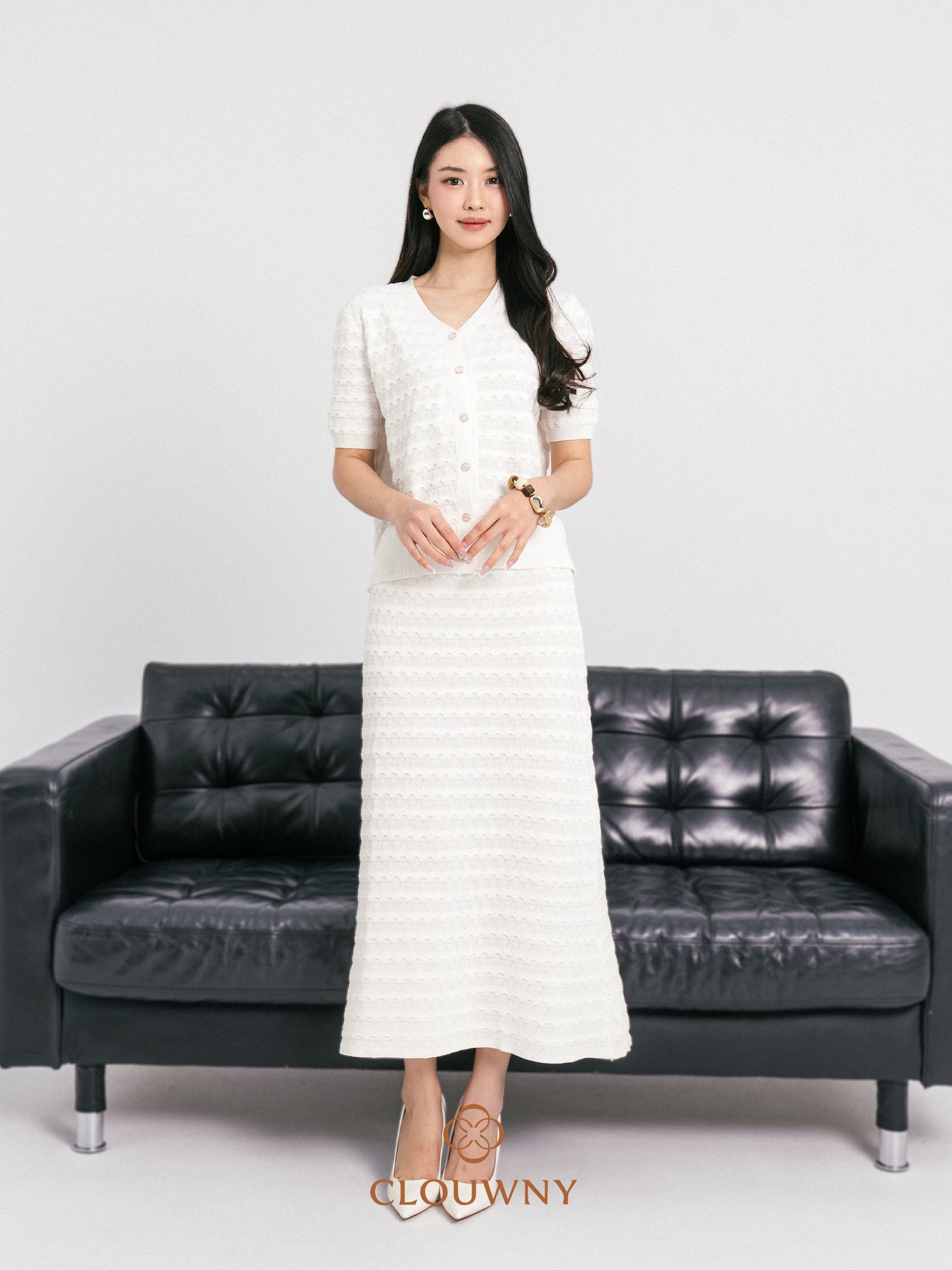 Silvana Wave Set - White