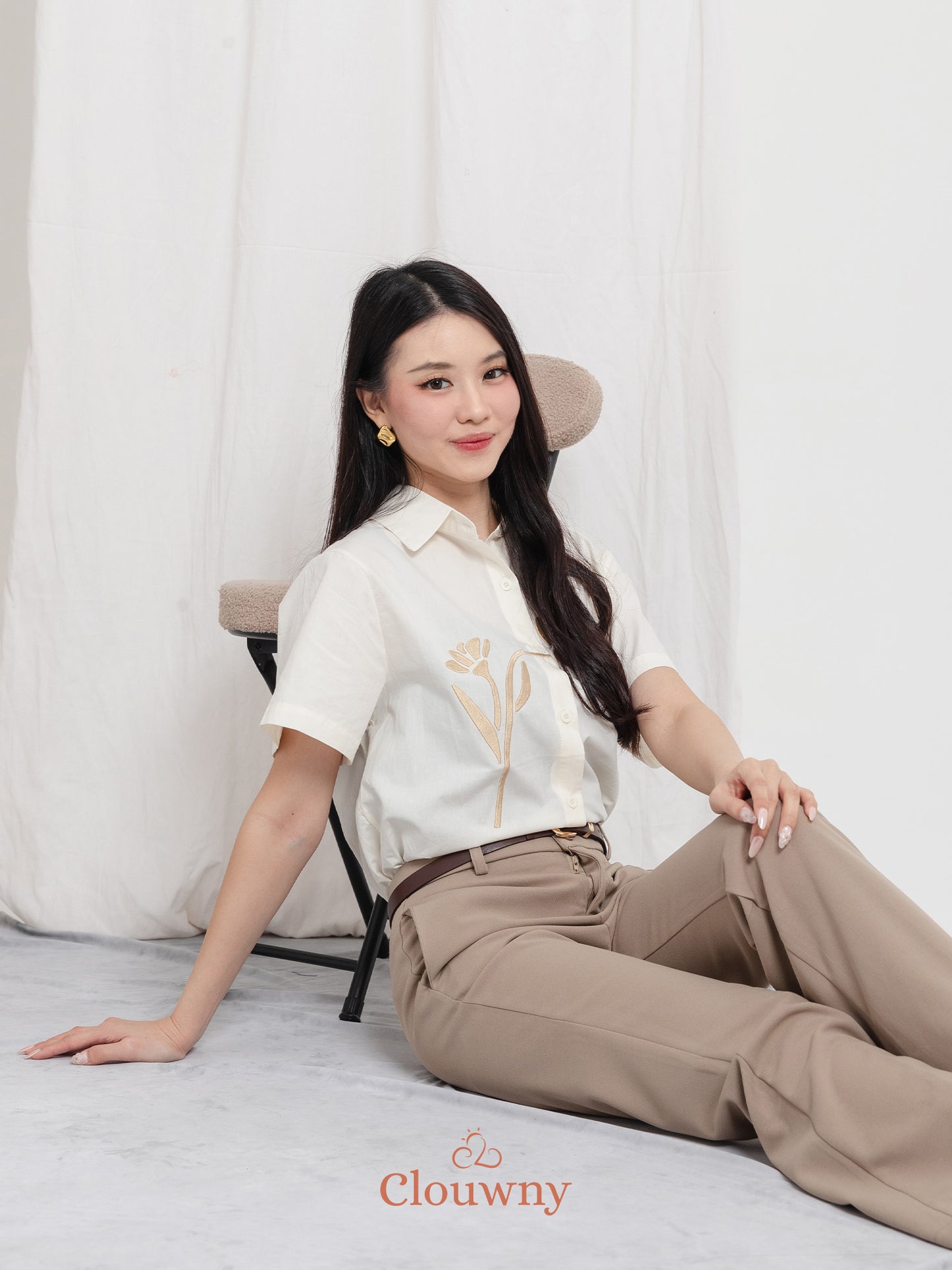 Hova Cotton Shirt - Cream