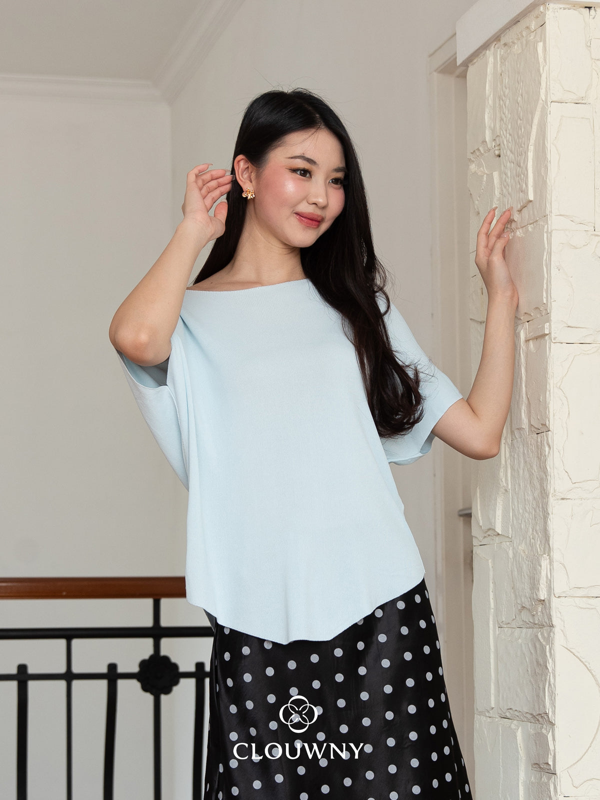Wayne Shoulder Off Top - Blue
