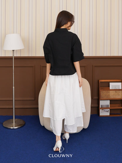 Naoki Layer Pants - White